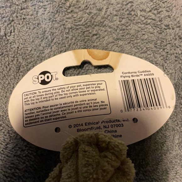 Spot Corduroy Cuddles Duck Dog Toy - Picture 3 of 5